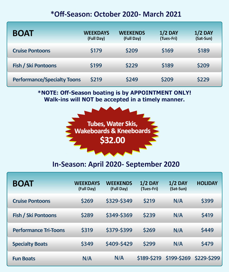 Boat Rental, Paddle Sports, Wake Sports Lake Murray Boating Columbia SC